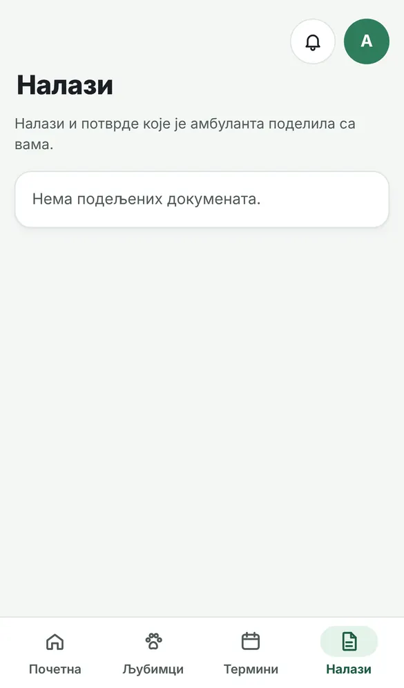 Nalaz otvoren preko ekrana